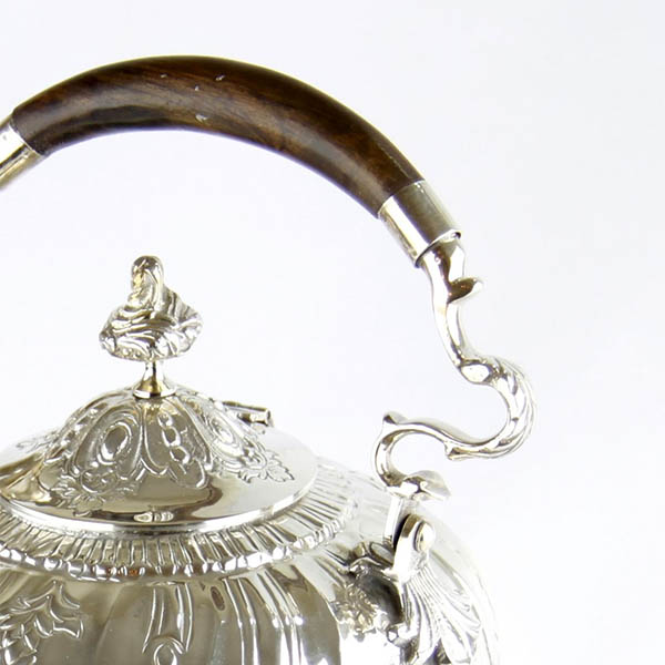 قوري پايه دار بزرگ دسته چوبي - تصویر 2